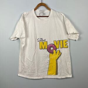 Vintage The Simpsons Movie movie promo graphic tee size XL